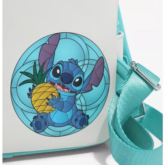 NWT Loungefly Disney Lilo & Stitch Stained Glass Portrait Mini Backpack - Picture 7 of 10